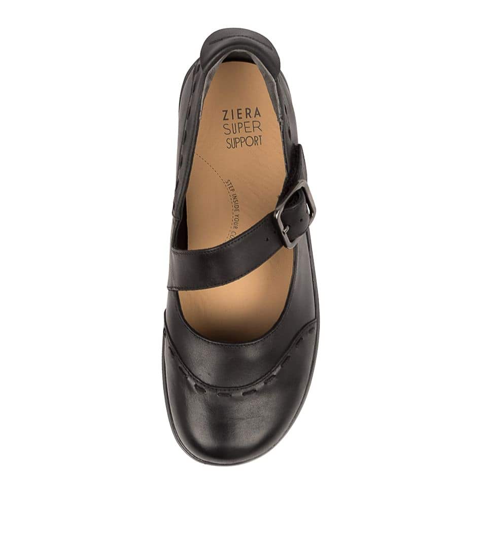 Women Ziera Angel (Extra Wide) Mary Janes Black | Z-479562