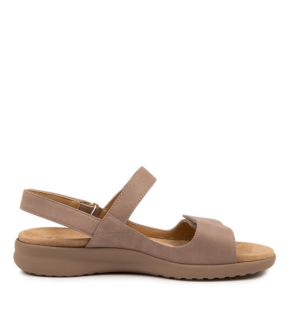 Women Ziera Benji (Wide) Sandals Grey Brown / Grey Brown | Z-069158