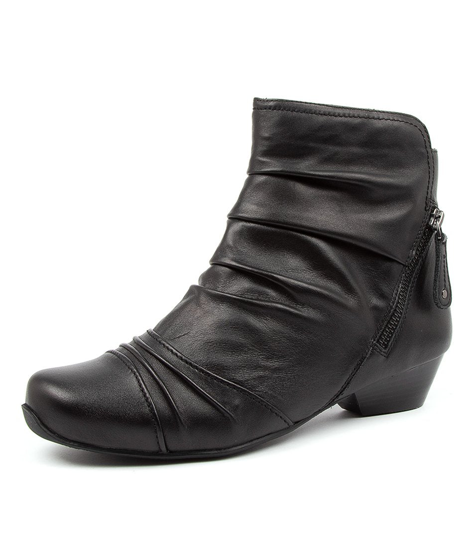 Women Ziera Camryn (Extra Wide) Boots Black | Z-596037