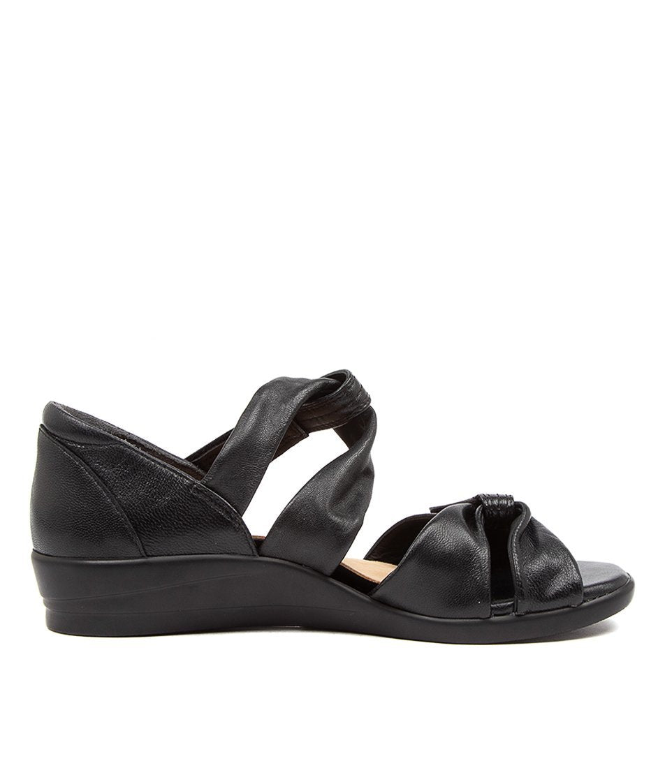 Women Ziera Doxie (Wide) Sandals Black | Z-230678