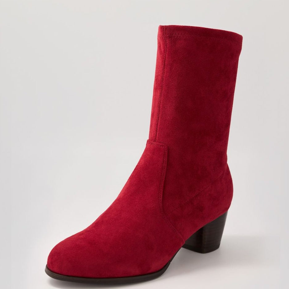 Women Ziera Genevey (Wide) Boots Red | Z-294503