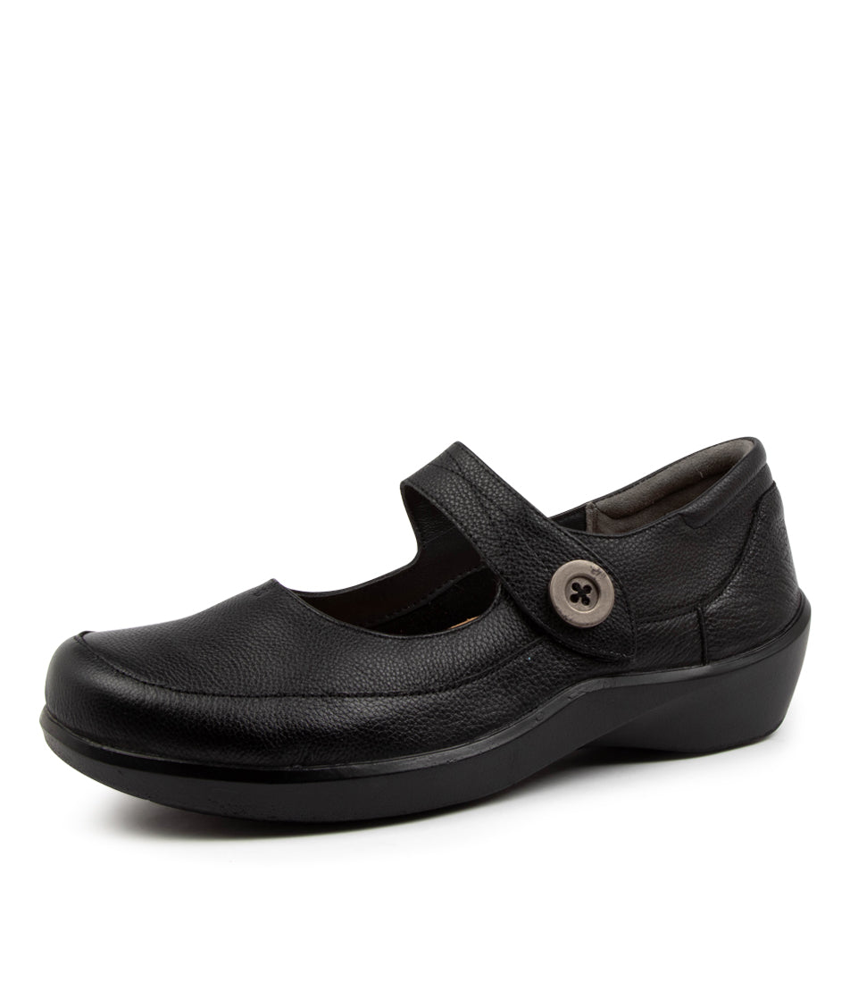 Women Ziera Gloria (Wide) Mary Janes Black | Z-102847