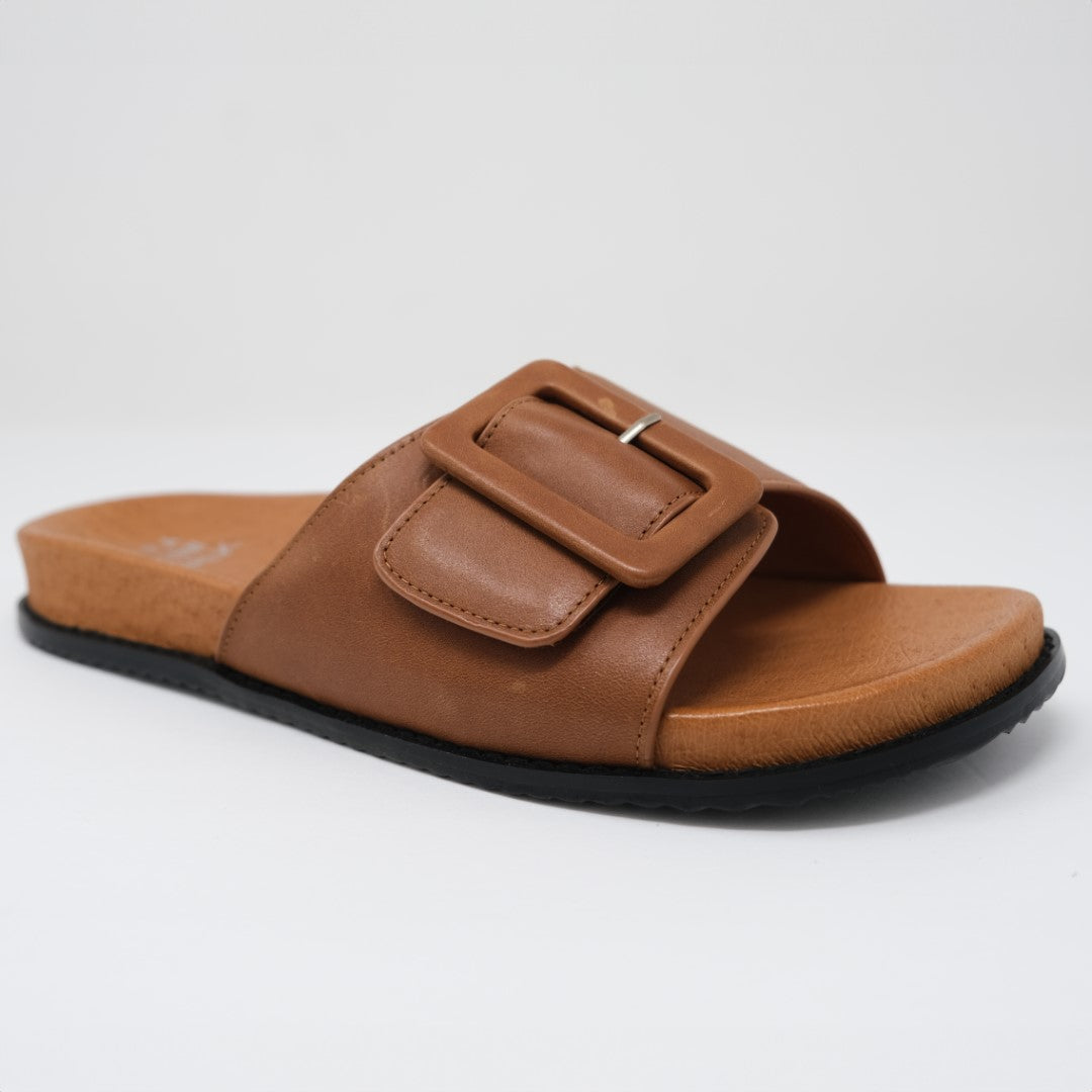 Women Ziera Hanyu (Wide) Sandals Brown | Z-756804