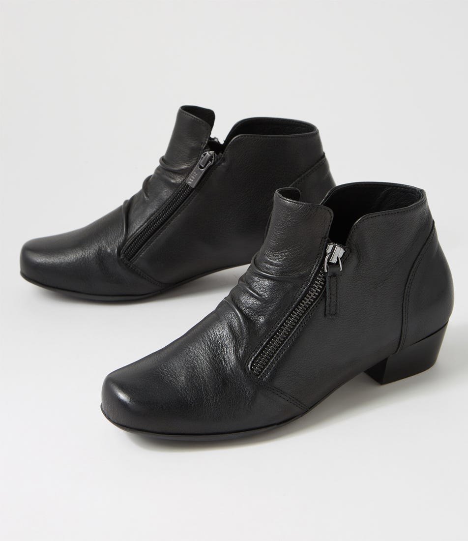 Women Ziera Quenno (Wide) Boots Black | Z-109532