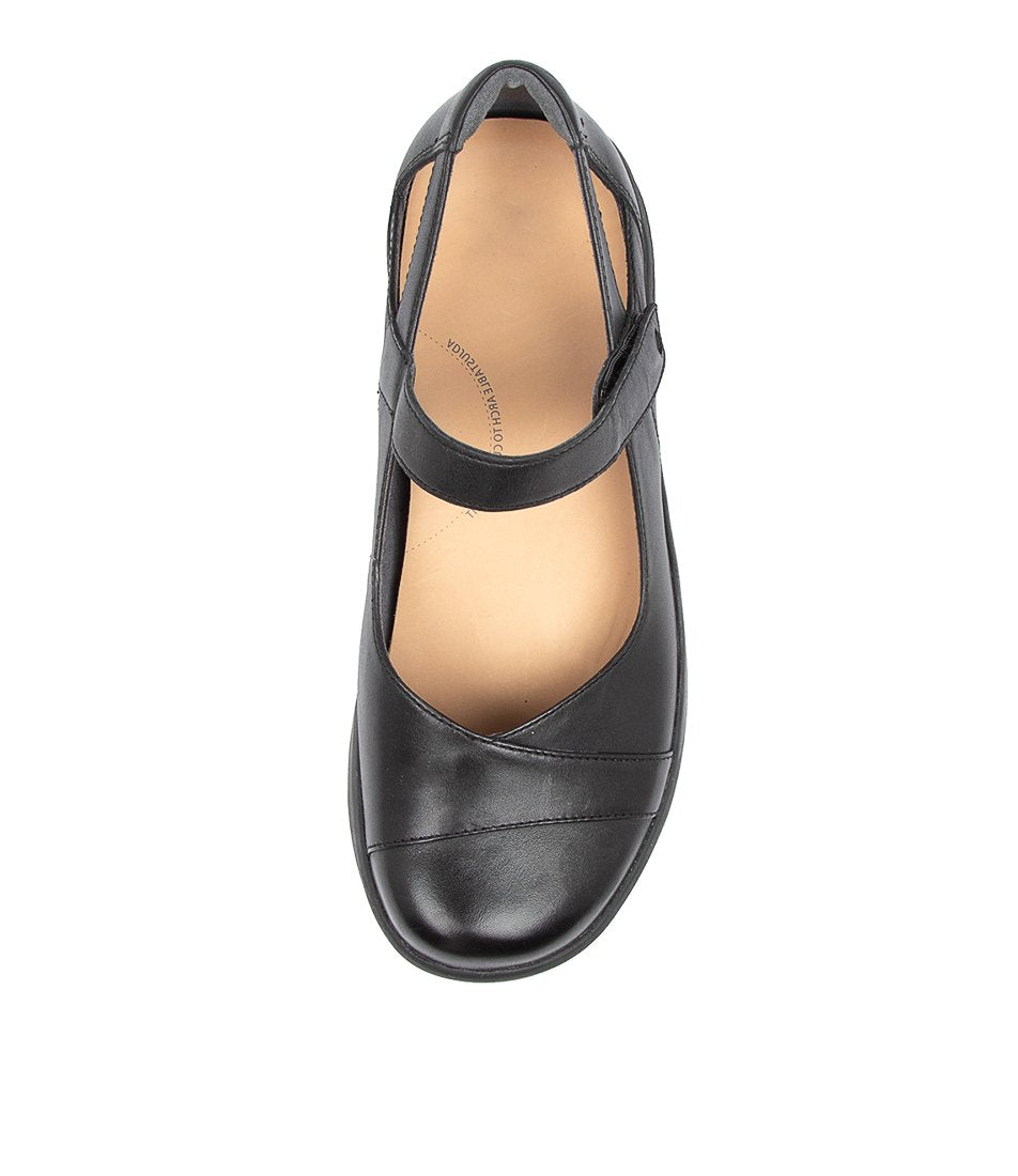 Women Ziera Sofia (Extra Wide, Adjustable Fit) Mary Janes Black | Z-964570