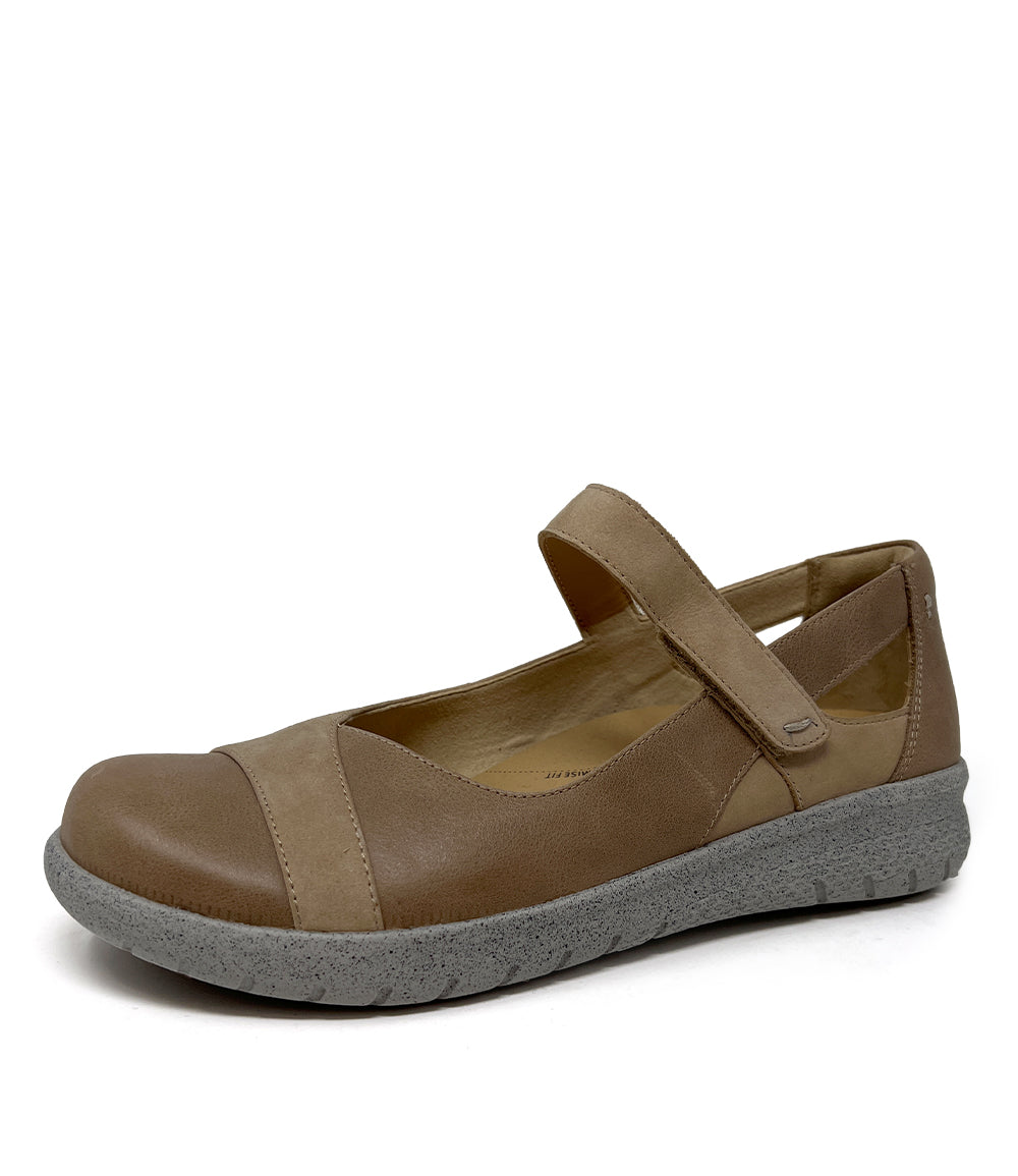 Women Ziera Sofia (Extra Wide, Adjustable Fit) Mary Janes Brown | Z-209156