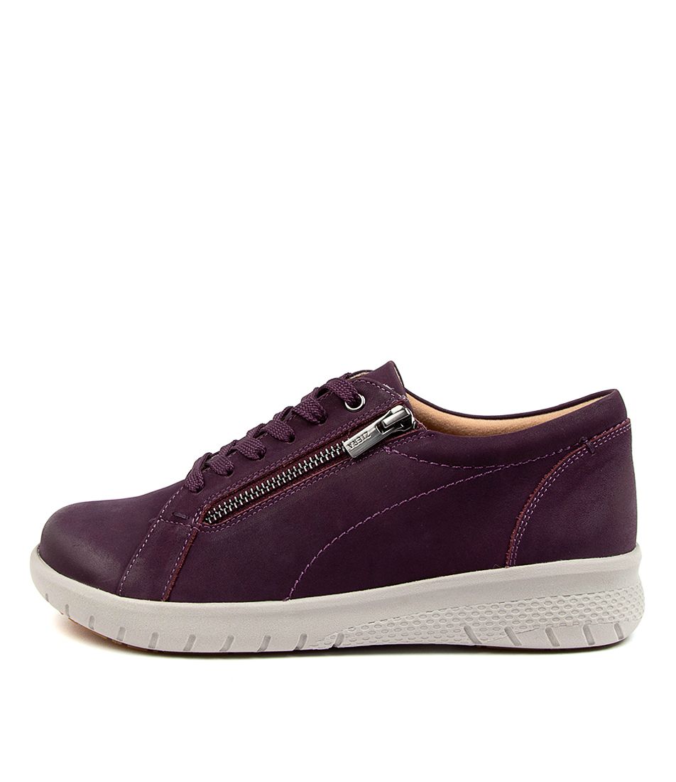 Women Ziera Solar (Extra Wide, Adjustable Fit) Sneakers Purple | Z-692415