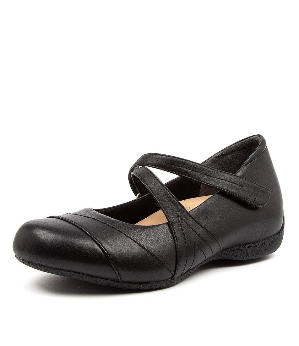 Women Ziera Xray (Wide) Mary Janes Black | Z-593782