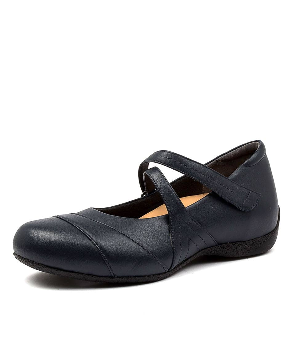 Women Ziera Xray (Wide) Mary Janes Navy | Z-439851